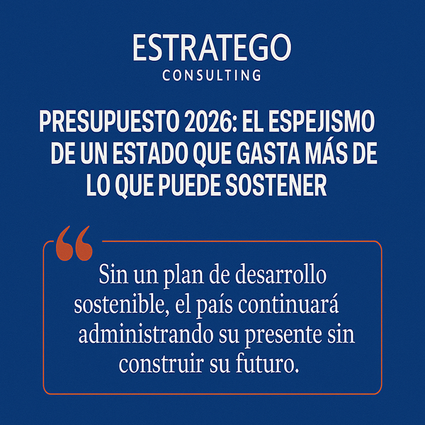 Presupuesto 2026: el espejismo de un Estado que gasta más de lo que puede sostener