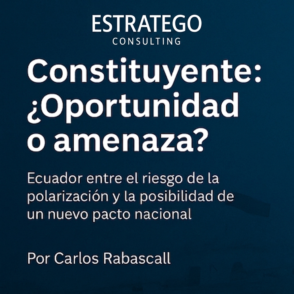 Constituyente: Oportunidad o Amenaza